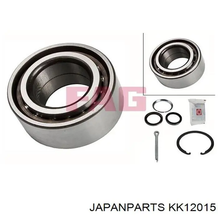 KK12015 Japan Parts Подшипник ступицы передней