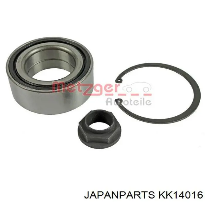 Cojinete de rueda delantero KK14016 Japan Parts