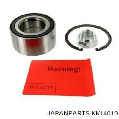 Cojinete de rueda delantero KK14019 Japan Parts