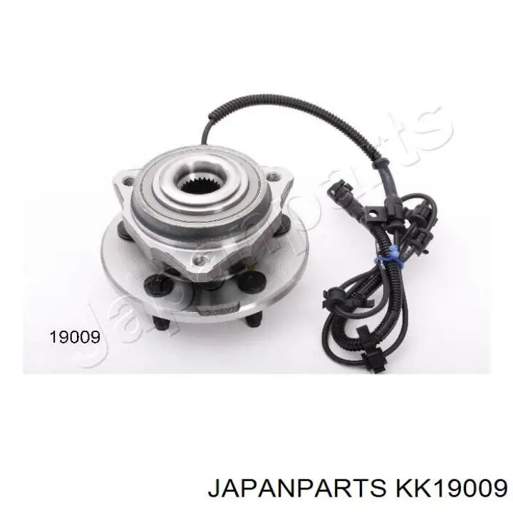 Ступица передняя JAPANPARTS KK19009