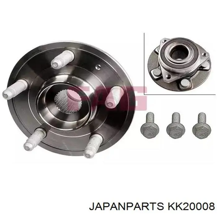 Ступица задняя KK20008 Japan Parts