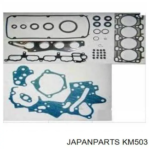 Комплект прокладок двигателя KM503 Japan Parts