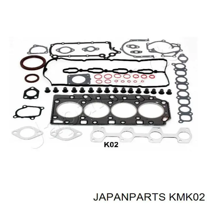 Комплект прокладок двигателя полный Japan Parts KMK02
