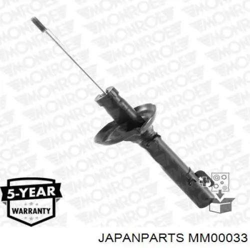 Амортизаторы передние Japan Parts MM00033