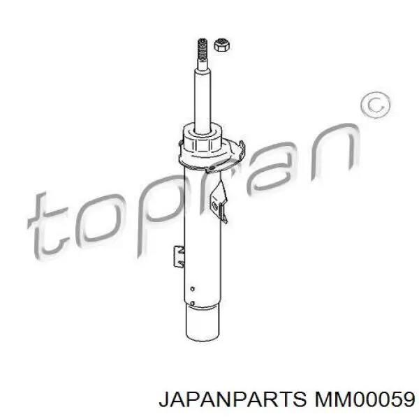 Купить MM00059 Japan Parts Амортизатор подвески передний правый