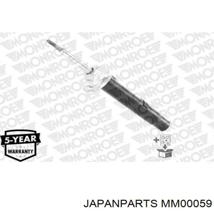 Амортизатор подвески передний левый Japan Parts MM00059 цена, от 46.46 USD