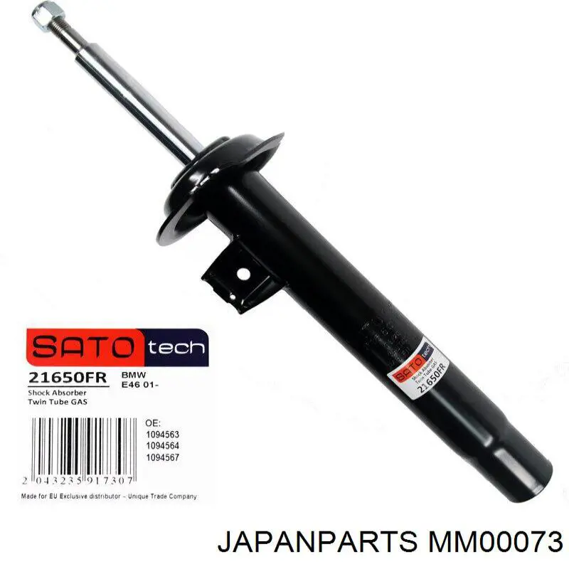 Амортизатор передней подвески левой Japan Parts MM00073 цена, от 45.43 USD