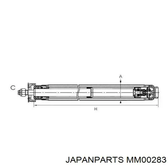 Стійка передня MM00283 Japan Parts