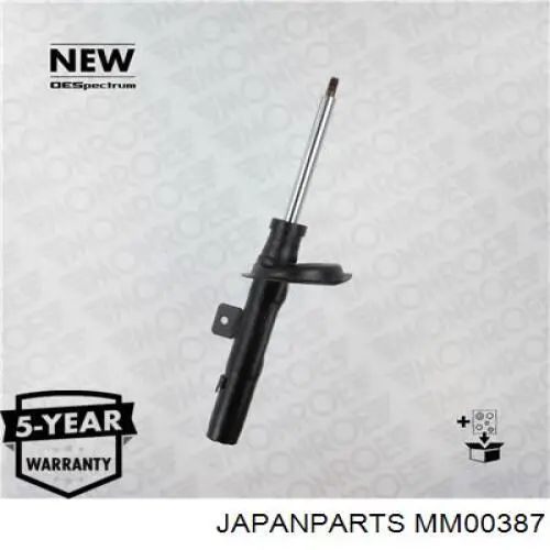 MM00387 Japan Parts amortecedor dianteiro direito