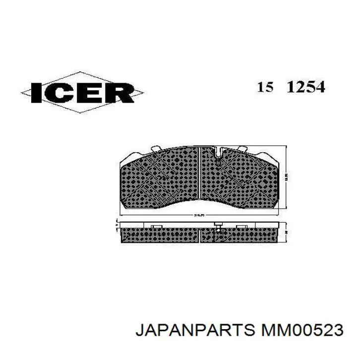 Стойка амортизатора задняя Japan Parts MM00523 цена, от 33.24 USD