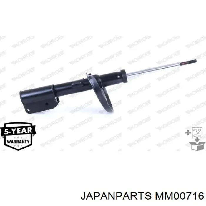 MM00716 Japan Parts amortecedor dianteiro esquerdo