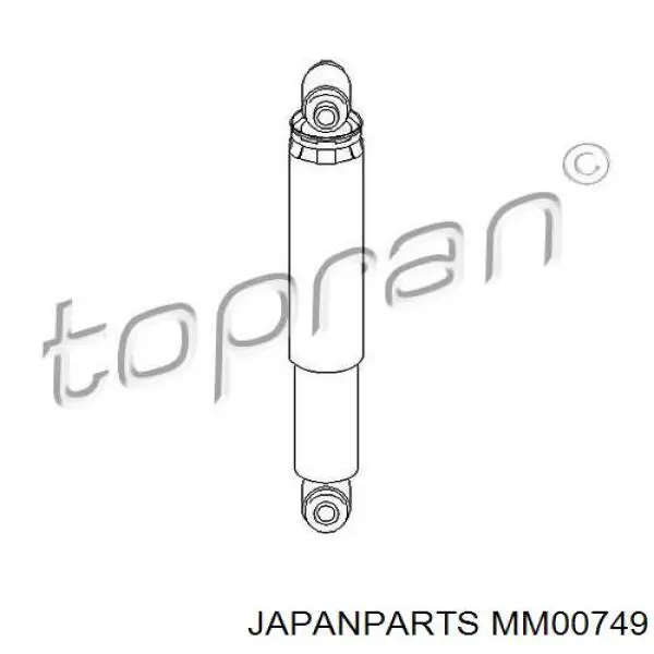 MM00749 Japan Parts Амортизаторы задние