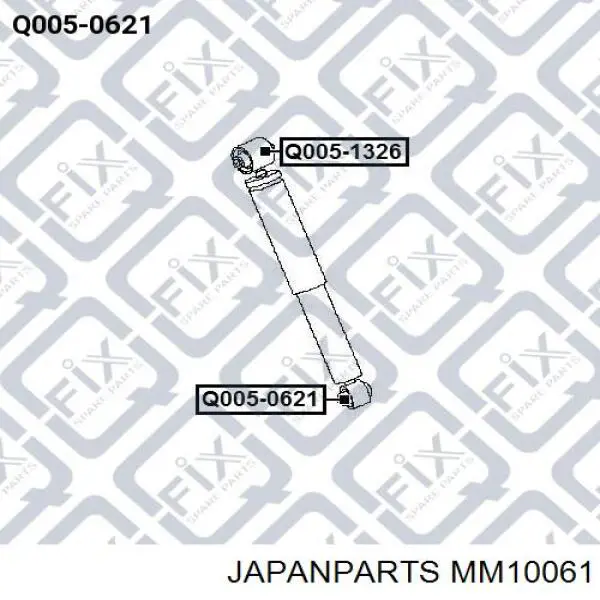 Задний амортизатор Japan Parts MM10061