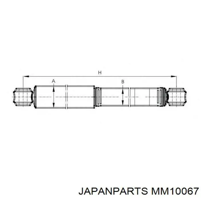 Купить MM10067 Japan Parts Амортизатор передней подвески