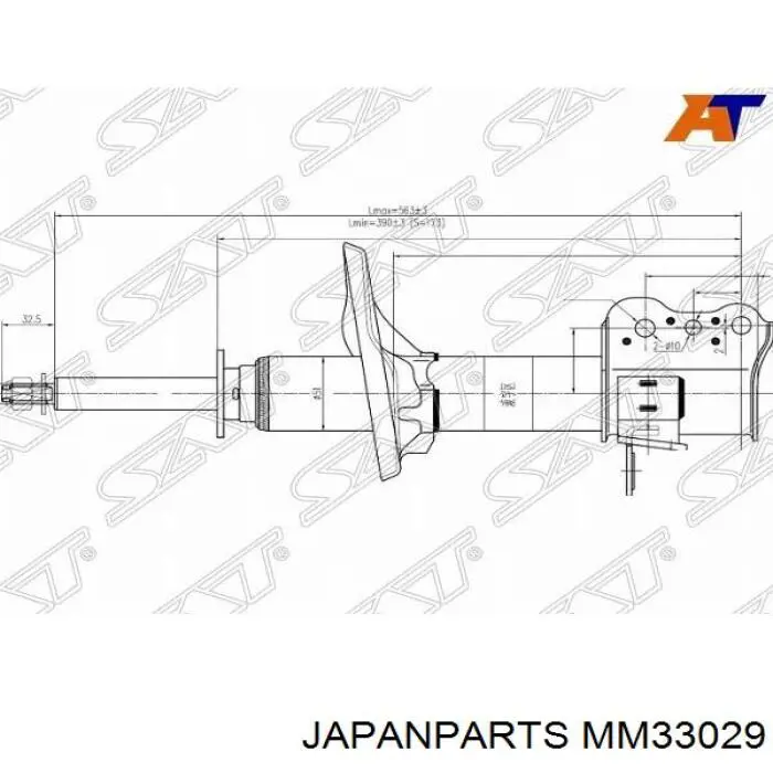 MM33029 Japan Parts Стойка задняя правая