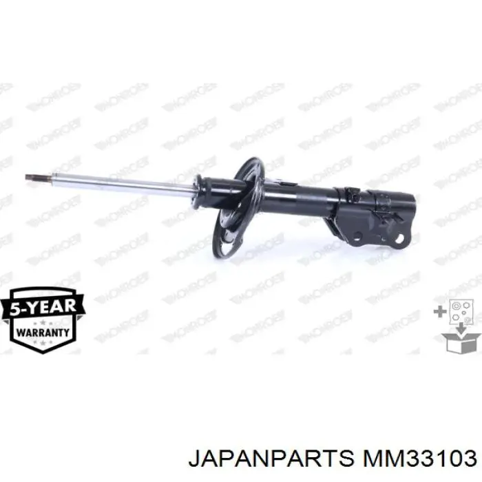 Амортизатор передний правый Japan Parts MM33103
