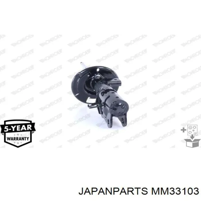 Amortiguador delantero derecho MM33103 Japan Parts