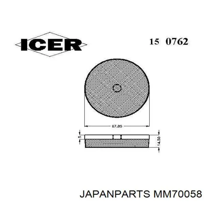 Стойка амортизатора задняя Japan Parts MM70058 цена, от 41.02 USD
