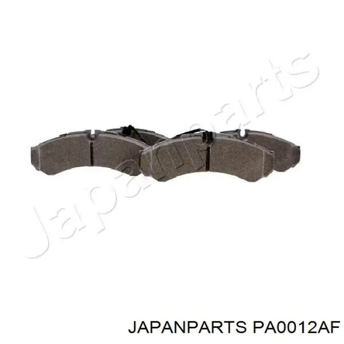 Передние тормозные колодки PA0012AF Japan Parts