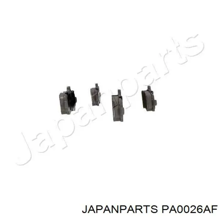 Передние тормозные колодки PA0026AF Japan Parts