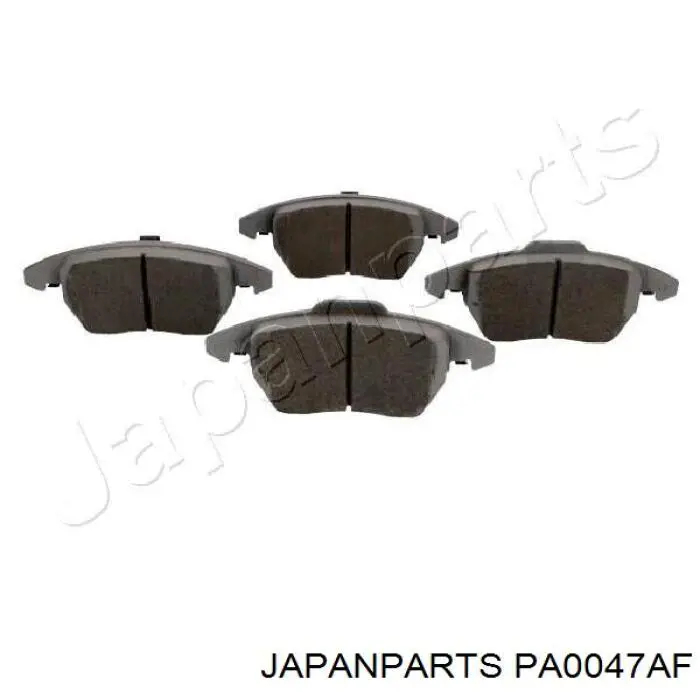 PA0047AF Japan Parts sapatas do freio dianteiras de disco