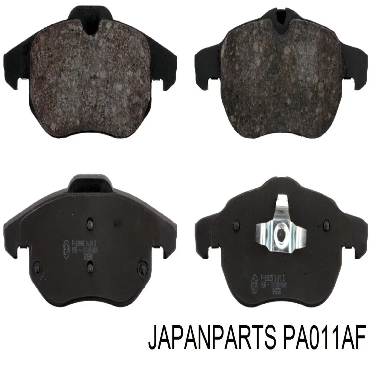 Передние тормозные колодки PA011AF Japan Parts