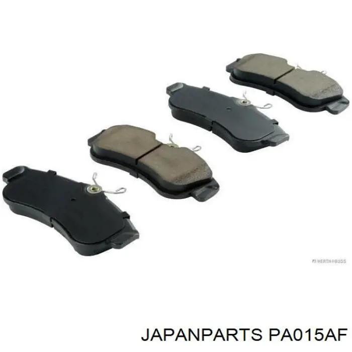Купить PA015AF Japan Parts Колодки тормозные