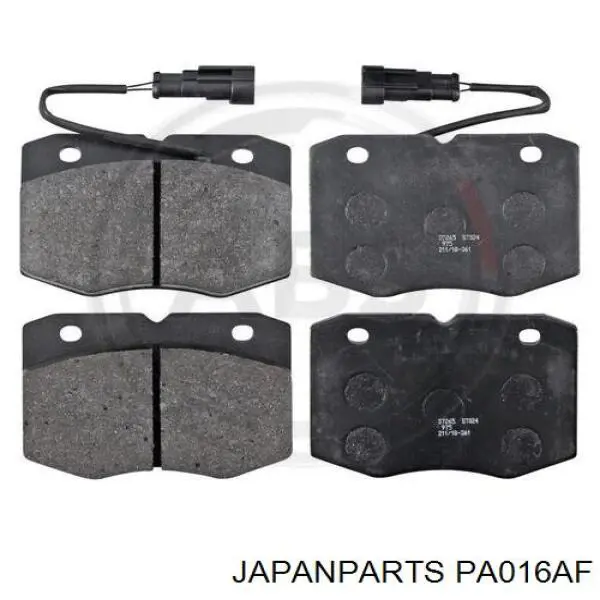 Передние тормозные колодки PA016AF Japan Parts