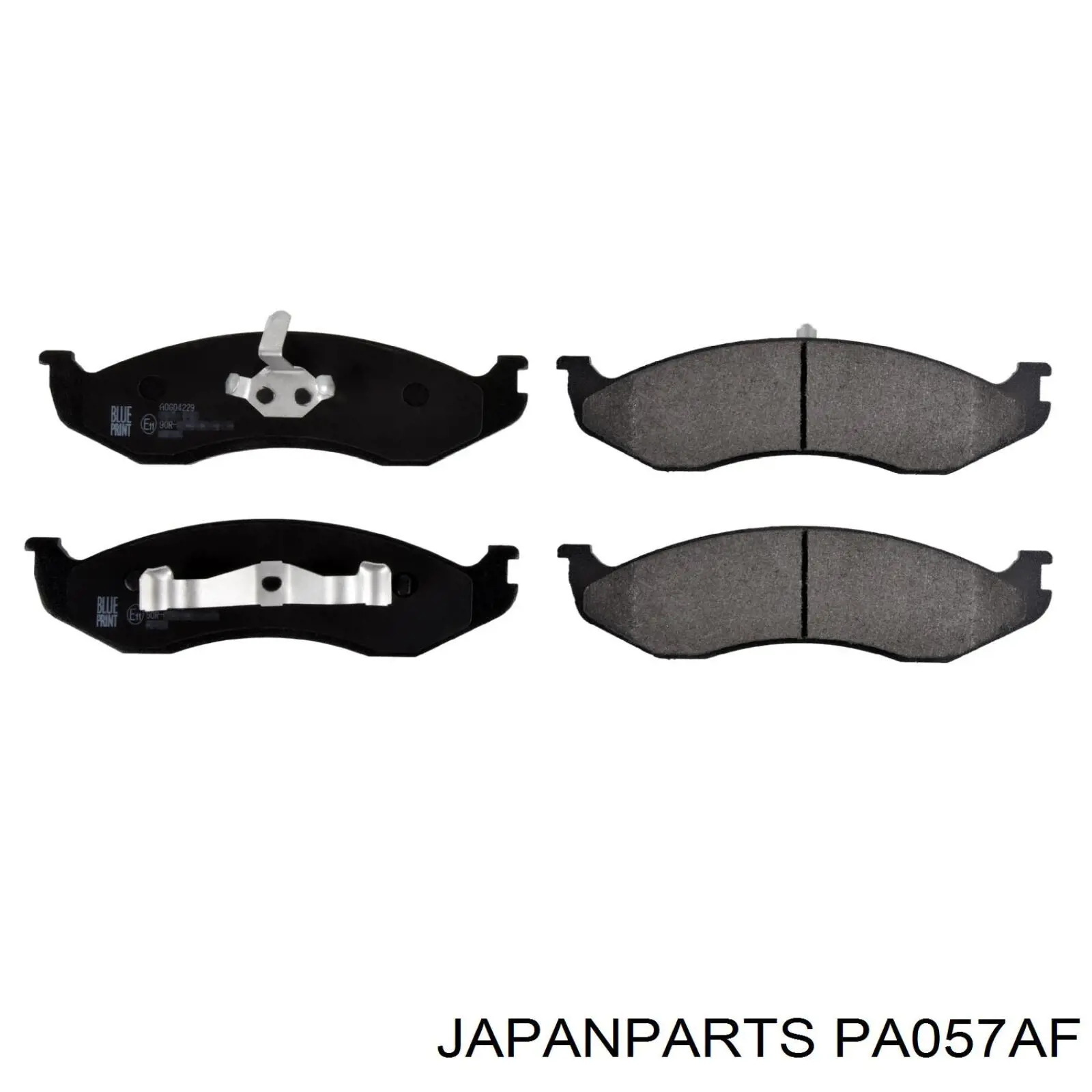 Передние тормозные колодки PA057AF Japan Parts