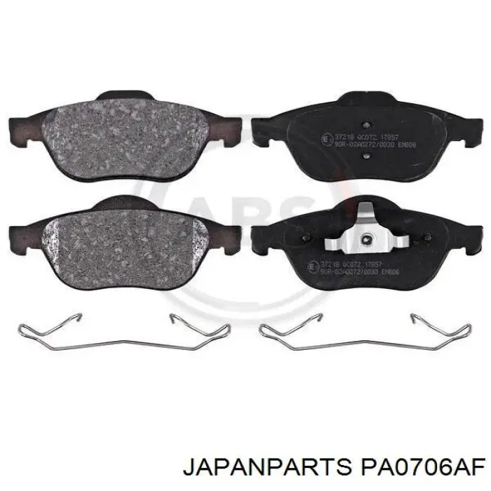 Купить PA0706AF Japan Parts Колодки тормозные