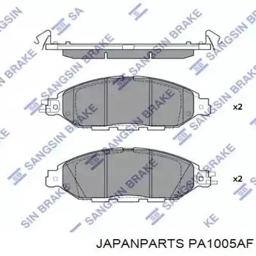 Колодки Japan Parts PA1005AF цена, от 25.72 USD