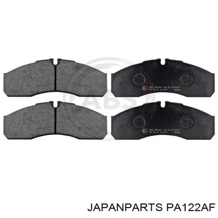 Передние тормозные колодки PA122AF Japan Parts