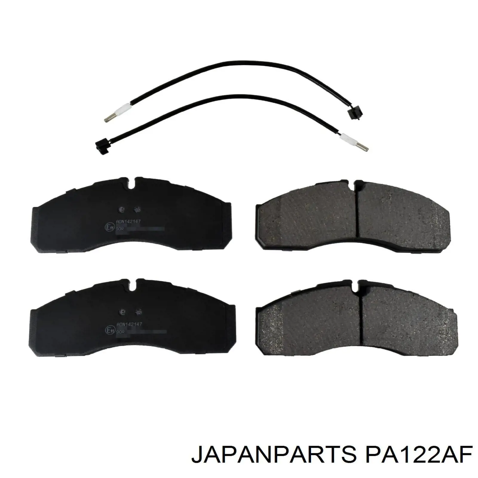 Колодки Japan Parts PA122AF цена, от 17.16 USD