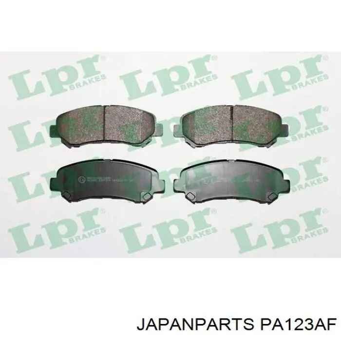 Передние тормозные колодки PA123AF Japan Parts