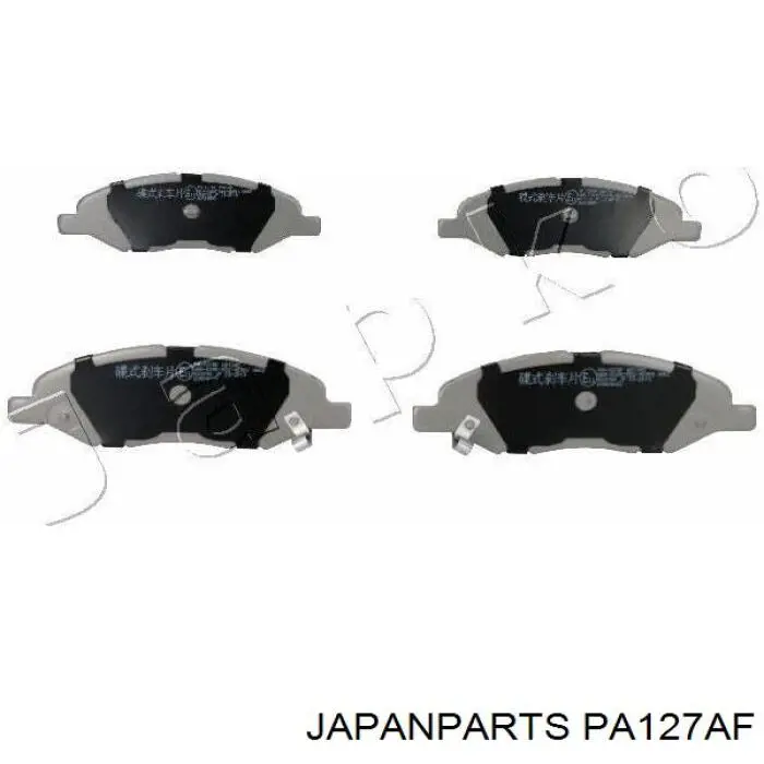 PA127AF Japan Parts Колодки передние