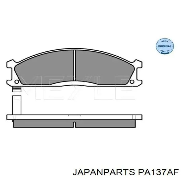 Передние тормозные колодки PA137AF Japan Parts
