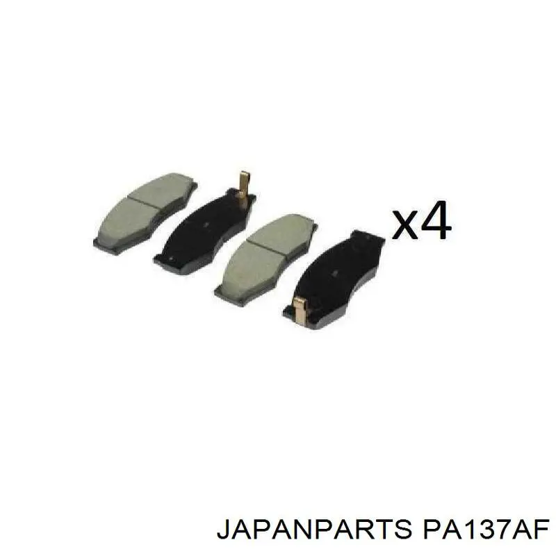 Колодки Japan Parts PA137AF цена, от 18.40 USD