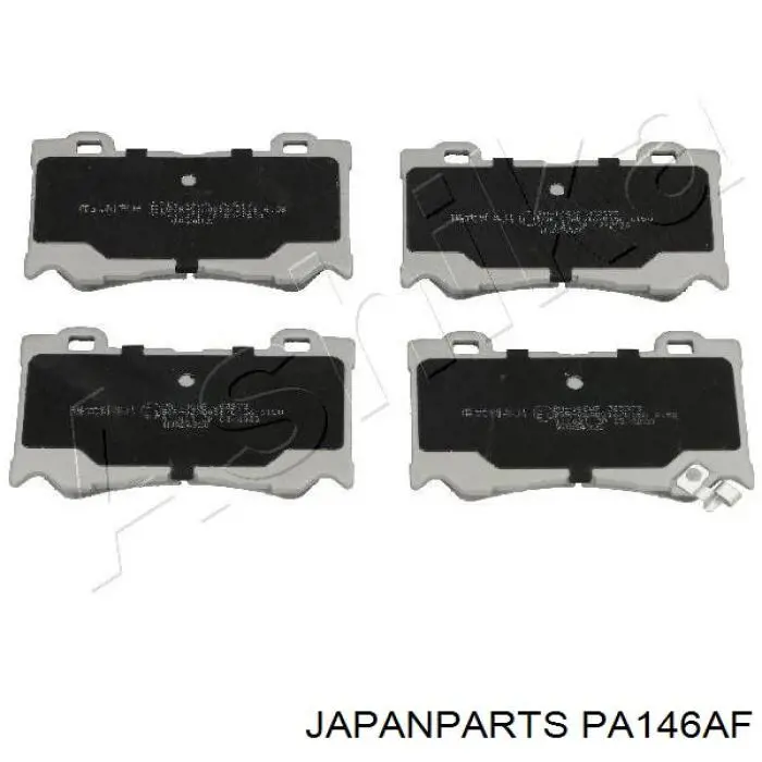 PA146AF Japan Parts колодки тормозные передние дисковые