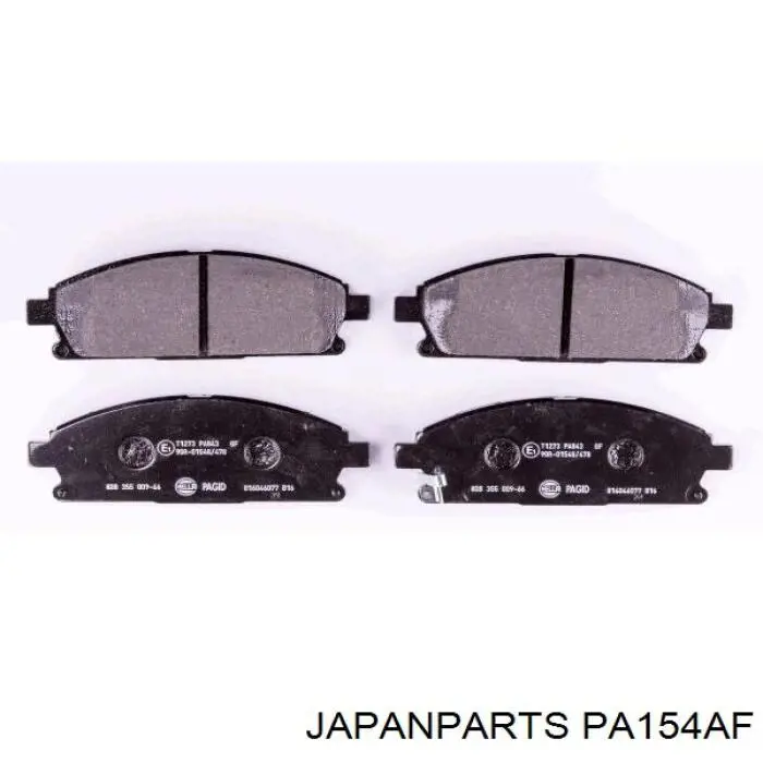 Передние тормозные колодки PA154AF Japan Parts