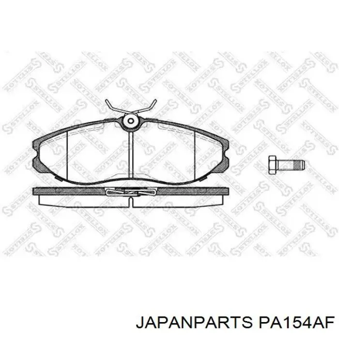 PA154AF Japan Parts Колодки передние