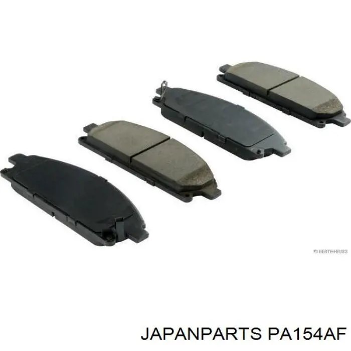 Передние тормозные колодки PA154AF Japan Parts