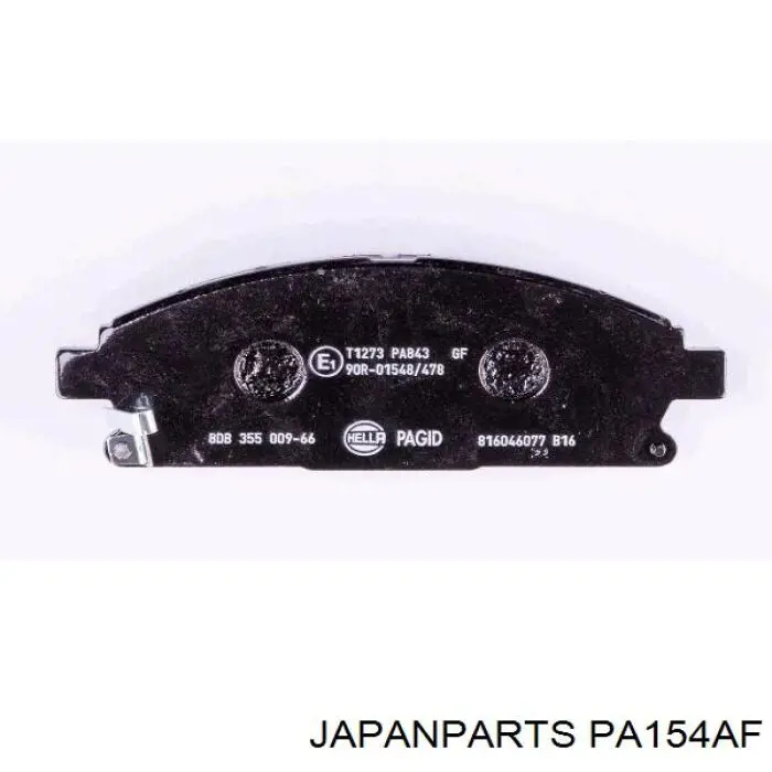 Купить PA154AF Japan Parts Колодки тормозные