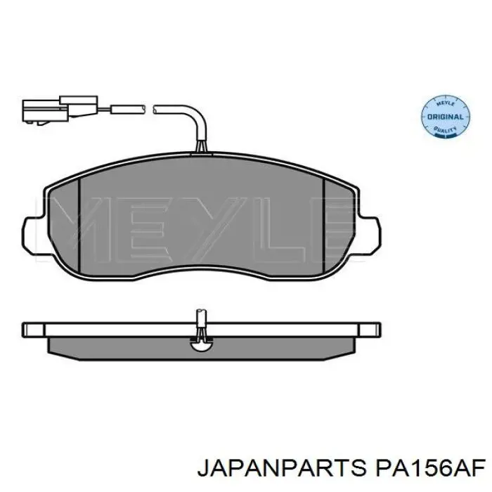 PA156AF Japan Parts Колодки передние