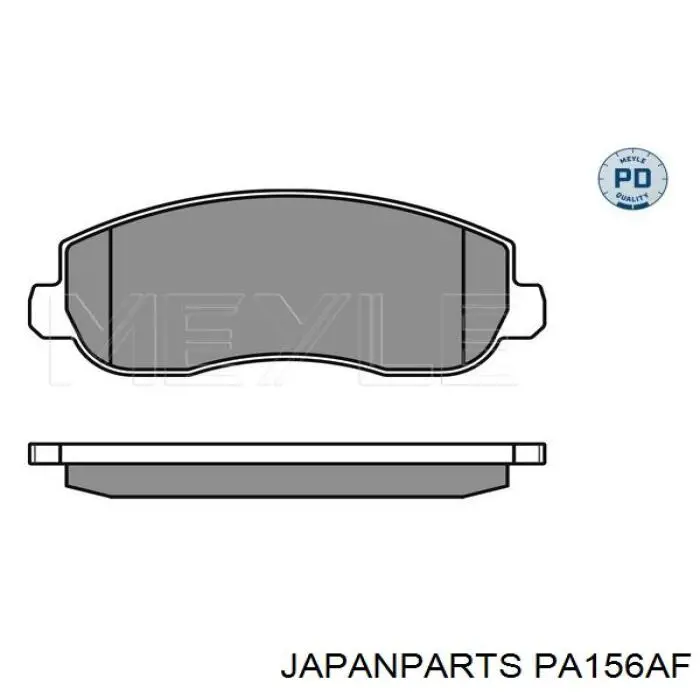 Купить PA156AF Japan Parts Колодки тормозные