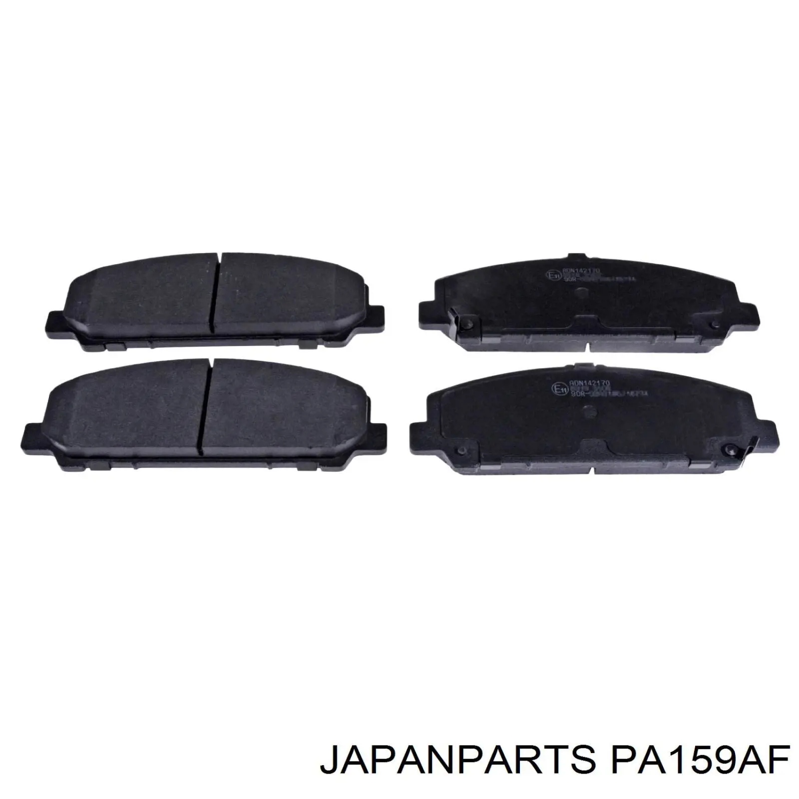 Передние тормозные колодки PA159AF Japan Parts