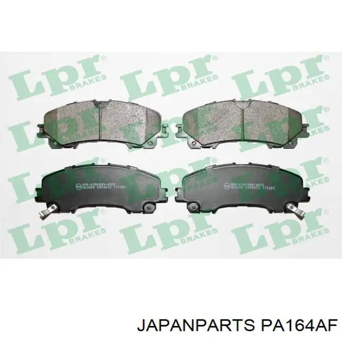 Купить PA164AF Japan Parts Колодки тормозные