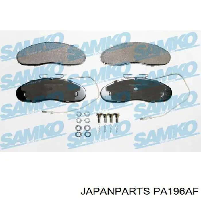 Колодки Japan Parts PA196AF цена, от 24.00 USD