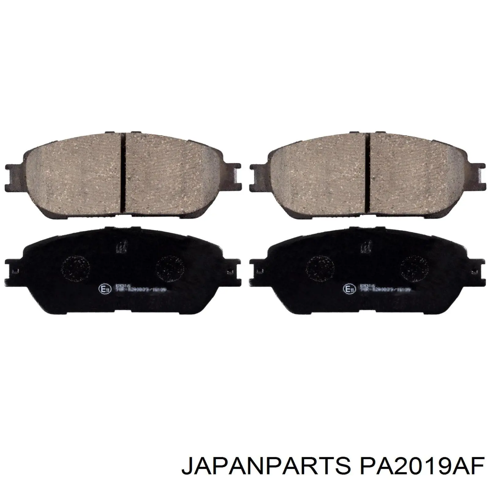 Передние тормозные колодки PA2019AF Japan Parts