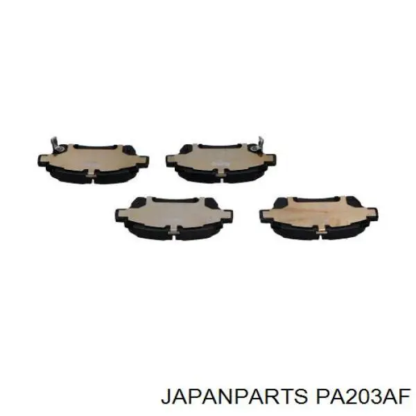 Передние тормозные колодки PA203AF Japan Parts