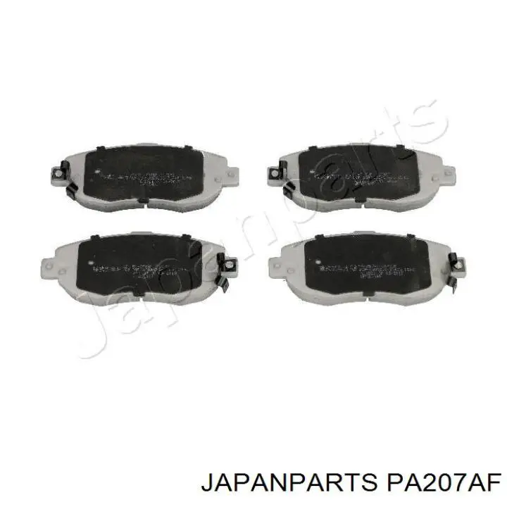 Передние тормозные колодки PA207AF Japan Parts